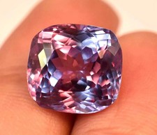 16 Ct Natural Color Change Alexandrite Cushion Cut Certified Loose Gemstone Rare