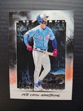 2025 Topps Update Pete Crow-Armstrong Night Terrors #NT-23 Chicago Cubs