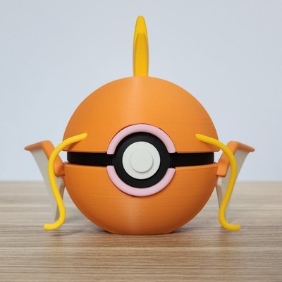 3D Printed Pokémon Pokéball   Magikarp (Karpador) Themed Design