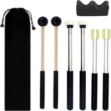 3Pair Steel Tongue Drum Mallet Hand Pan Sticks Percussion Instrument Accessories