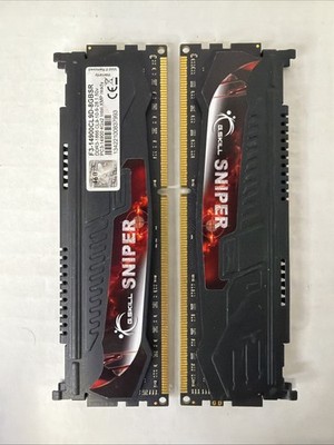 Memory G.Skill Sniper 8GB 2x4GB ddr3 1866pc3 CL9-10-9-28 DIMM F3-14900CL9D-8GBS