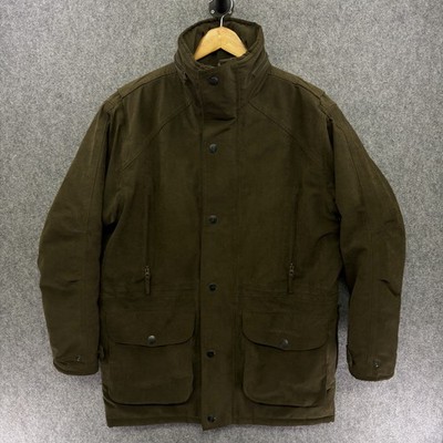 Hunter Outdoor British Lifestyle Field Jacket Men's Size M Olive Green Coat