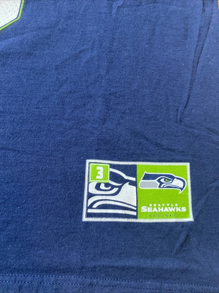Russell Wilson #3 Seattle Seahawks Fútbol NFL Majestuosa Camiseta Para Hombre XL 2015 Foto 2 de 4