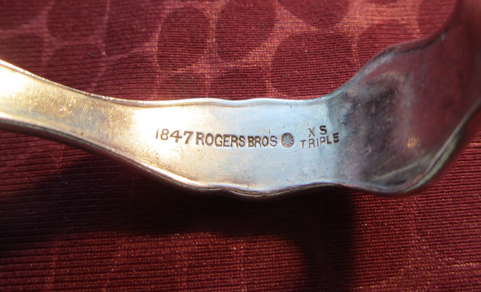 VINTAGE Infant Feeding Spoon & Food Pusher 1904 Silverplate No Monograms      bb