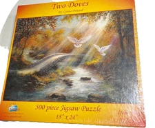 SunsOut Two Doves By Lynne Pittard 500 Piece Jigsaw Puzzle