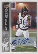 2022 Upper Deck CFL Auto Sean Thomas-Erlington #91 Auto 0nr3