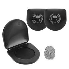 3Pcs Fingerprint Ink Pad for Office Supplies, Black