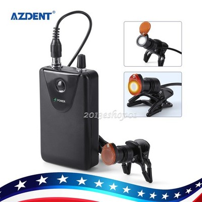 Wired 3W Dental Headlight LED Clip-On Oral Surgery Headlight F Binocular Loupes