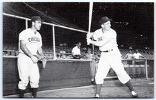 Postcard Joe Garagiola & Ralph Kiner Chicago Cubs Baseball TCMA 1985 D87