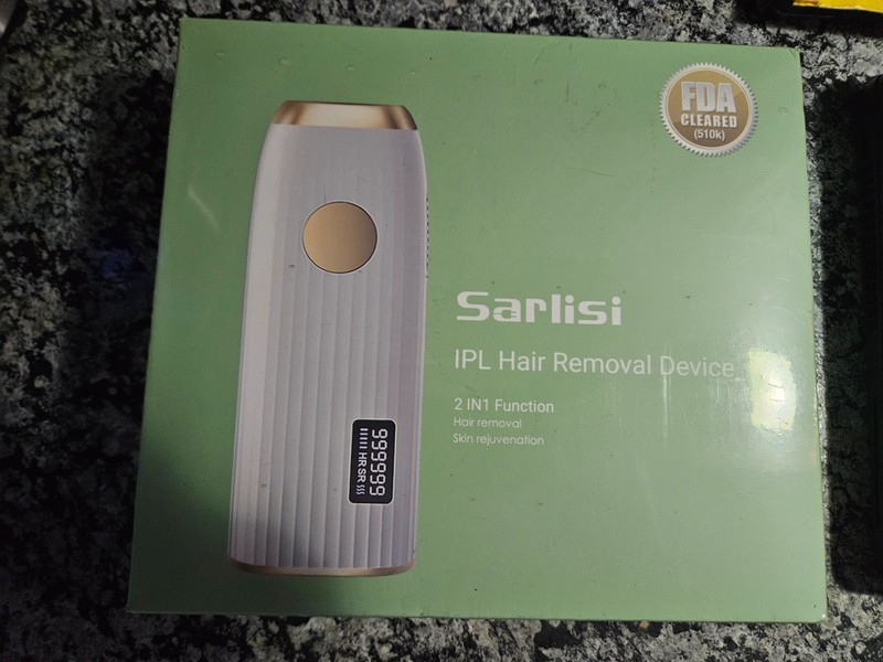 SARLISI IPL Hair Removal Device  New & Sealed