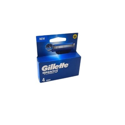 Gillette Rasierklingen Herrenpflege Mach3 Turbo 3 Klingen Nachfüllungen Langhalt