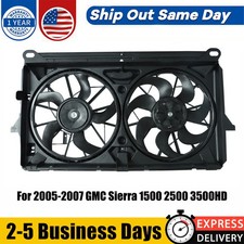 Electric Radiator Condenser Cooling Fan For 05-06 Gmc Yukon Xl 1500 Gmc Yukon