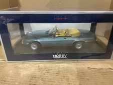 Norev Jaguar XJ-S 5.3 H.E. Convertible 1988 Light Blue 1/18 Model