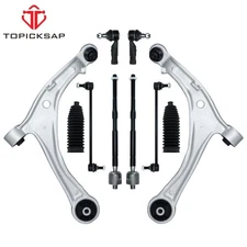 10Pc Suspension Control Arm Tie Rod Sway Bar Link For HONDA ODYSSEY 2011-2017