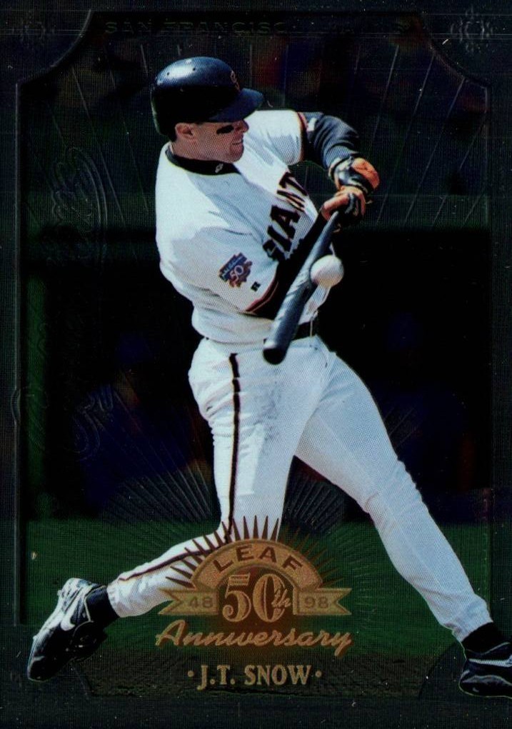 1998 Leaf - J.T. Snow #53 Collections
