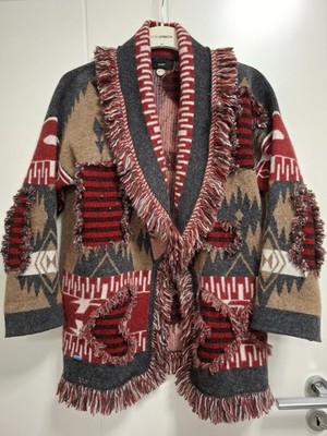 Alanui Cardigan Handmade In Italy Wolle Und Alpaka Wolle Gr. S