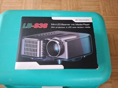 SceneLights Beamer  LB-936  Mini  LED  Beamer mit Media Player