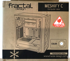 FRACTAL DESIGN; MESHIFY C COMPUTER CASE - SILVER COLOR - NEW OPEN BOX