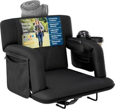 Reclining Stadium Seats for Bleachers with Back Support   Wide Bleacher Chair