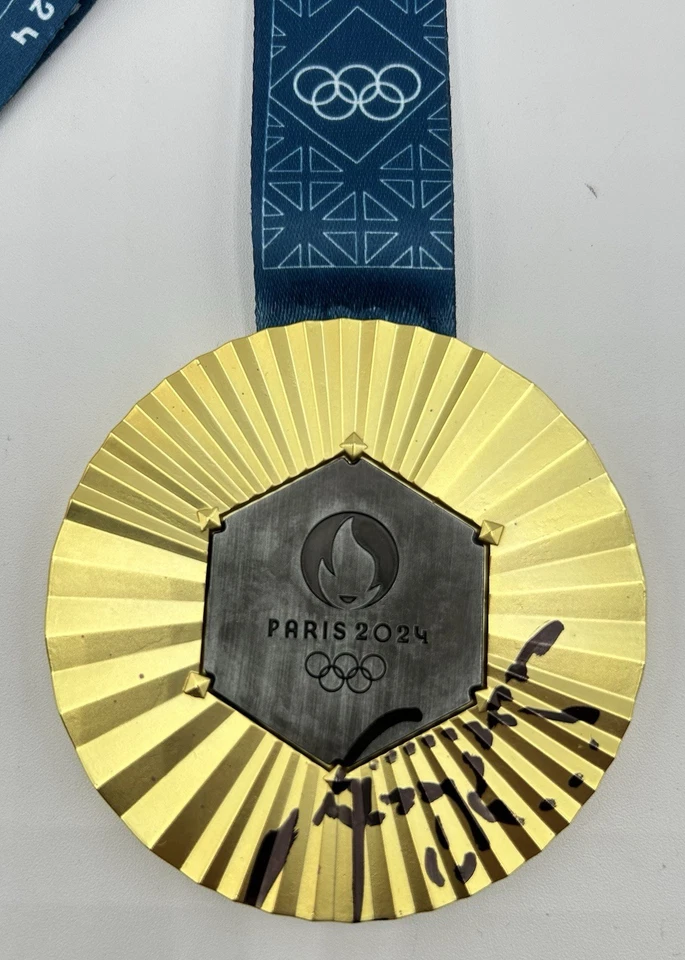 Kevin Durant Signed 2024 Paris Olympic Gold Medal Replica USA Basketball PSA/DNA - Image 2 of 3