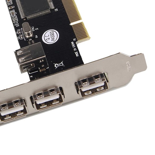 Carte PCI USB2.0, Extension PCI 32 Bits Vers Contrôleur De Concentrateur - Photo 4/5