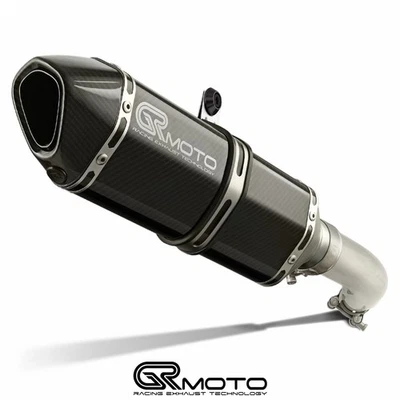 Échappement GRmoto Carbone pour Suzuki SV-7GX 2026, Silencieux Slip-On - Photo 1/4