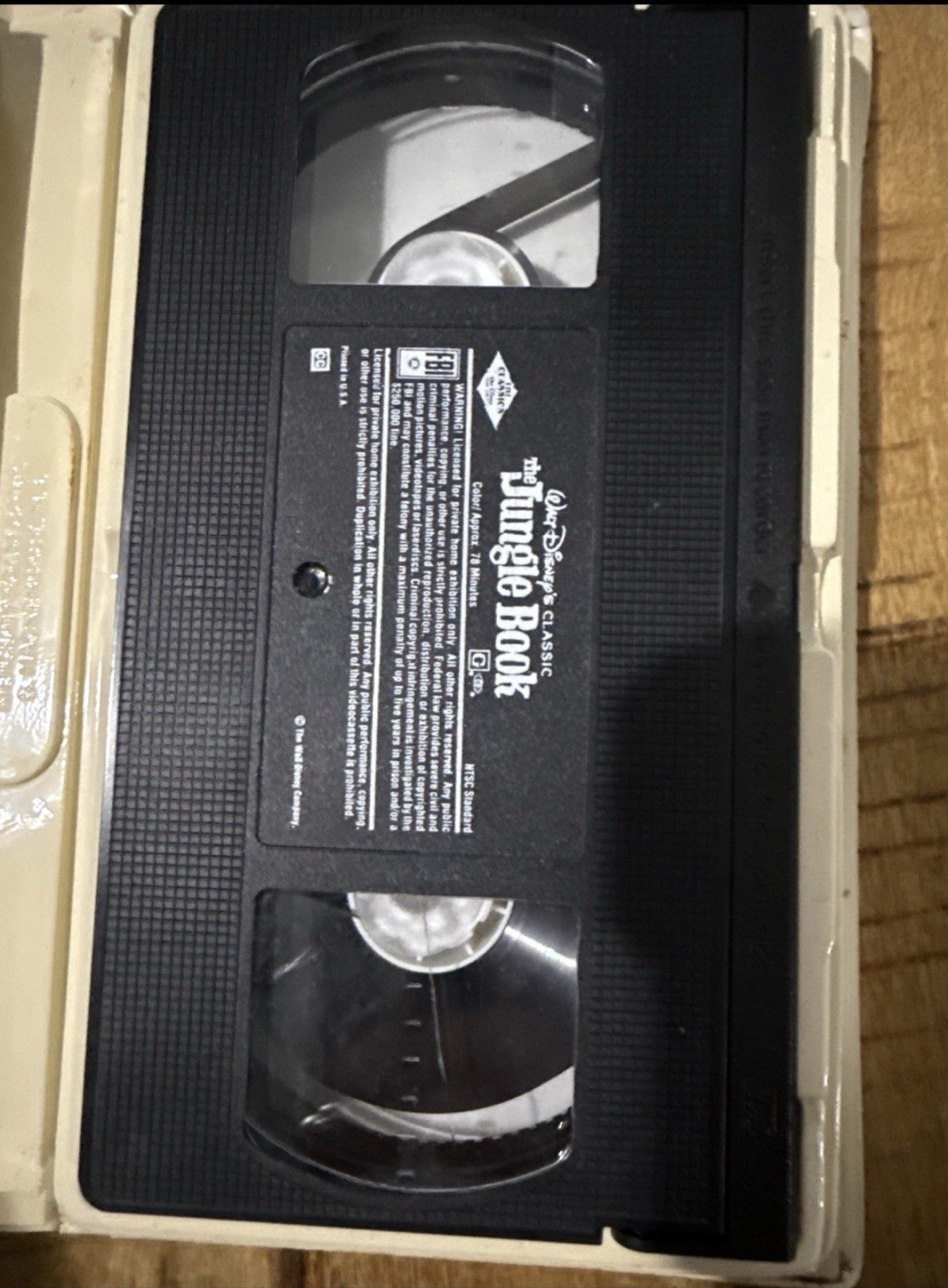 The Jungle Book (1967) (VHS, 1992)