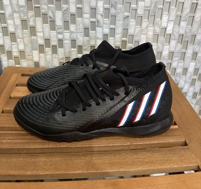 Adidas Predator Edge.3 Turf GX2628 Black White Soccer Shoe Cleats Mens Size 9