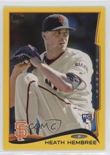 2014 Topps Retail Yellow Heath Hembree #249 0e2x