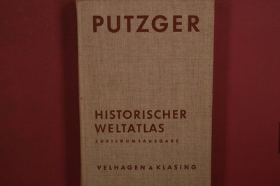 429085 F. W. Putzger HISTORISCHER WELTATLAS Velhagen & Klasing Jubiläumsausgabe