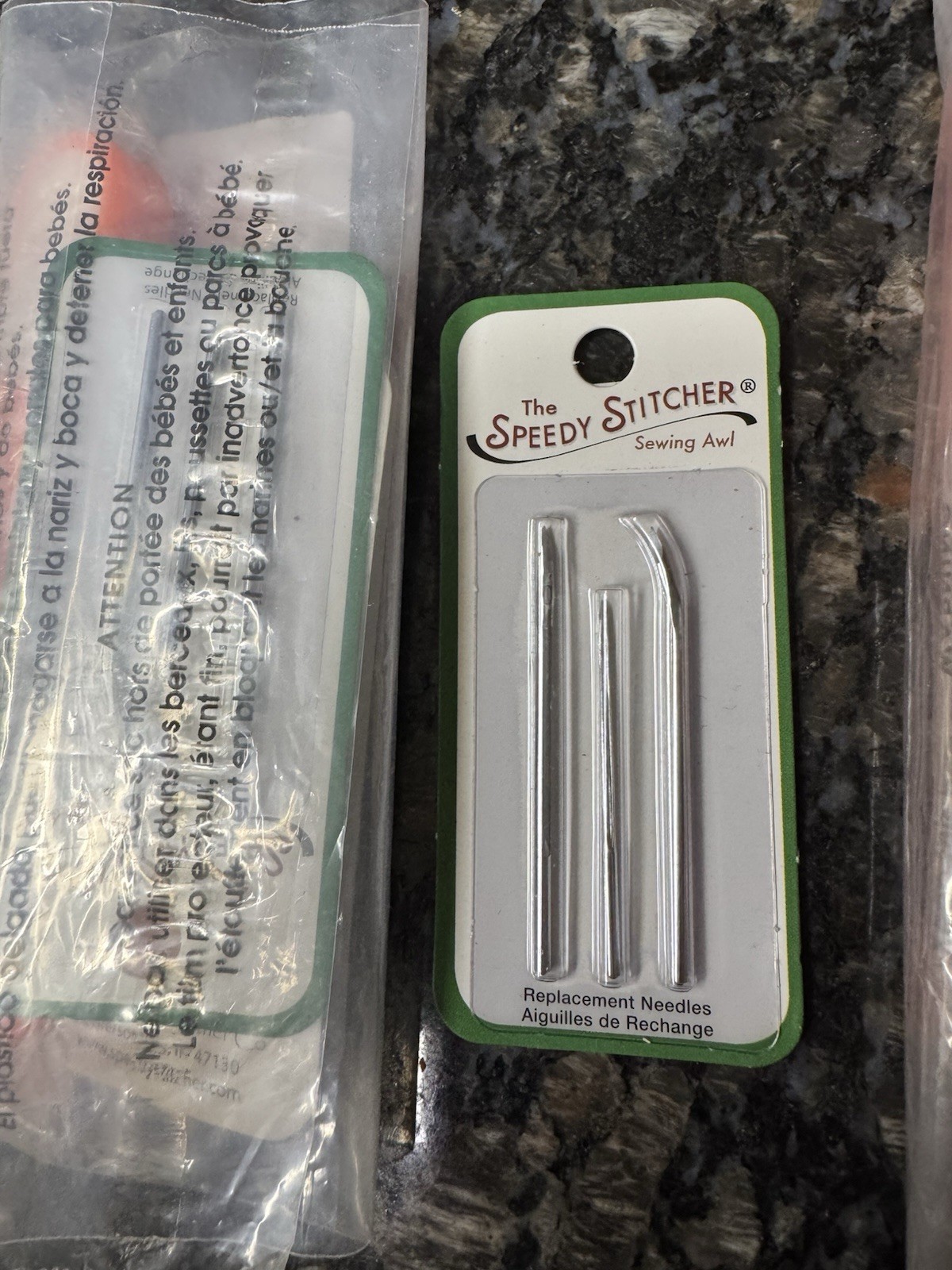 Speedy Stitcher Sewing Awl Replacement Needles #4S #8S #8C - 3 Pack ...