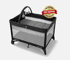 Corral plegable para beb s y ni os peque os, Parque infantil plegable con cuna