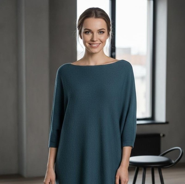 Women Nina Murati Sweater Green Acrylic M