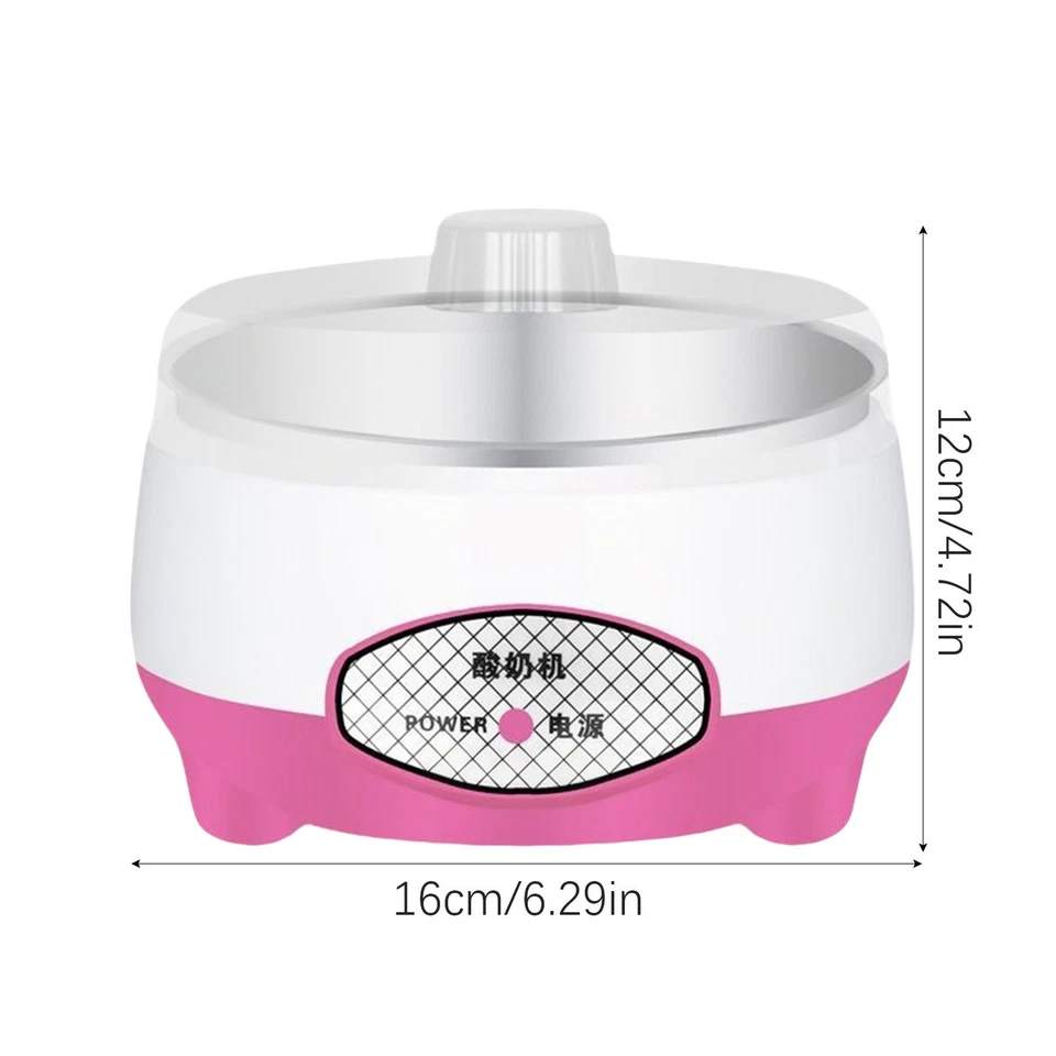 Yogurtera Automática con Olla Interior de Acero Inoxidable 1.2L 220V Foto 3 de 4