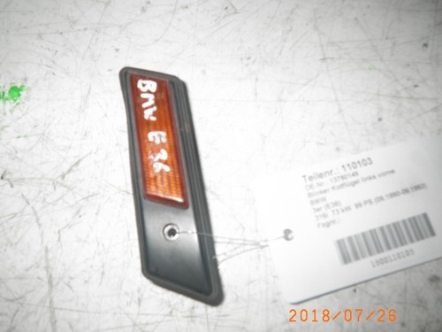 110103 Blinker Kotflügel links vorne BMW 3er (E36) 13780149 316i