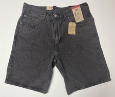 Levi's 454 Relaxed Shorts 10-Inch Inseam Black - Size 30