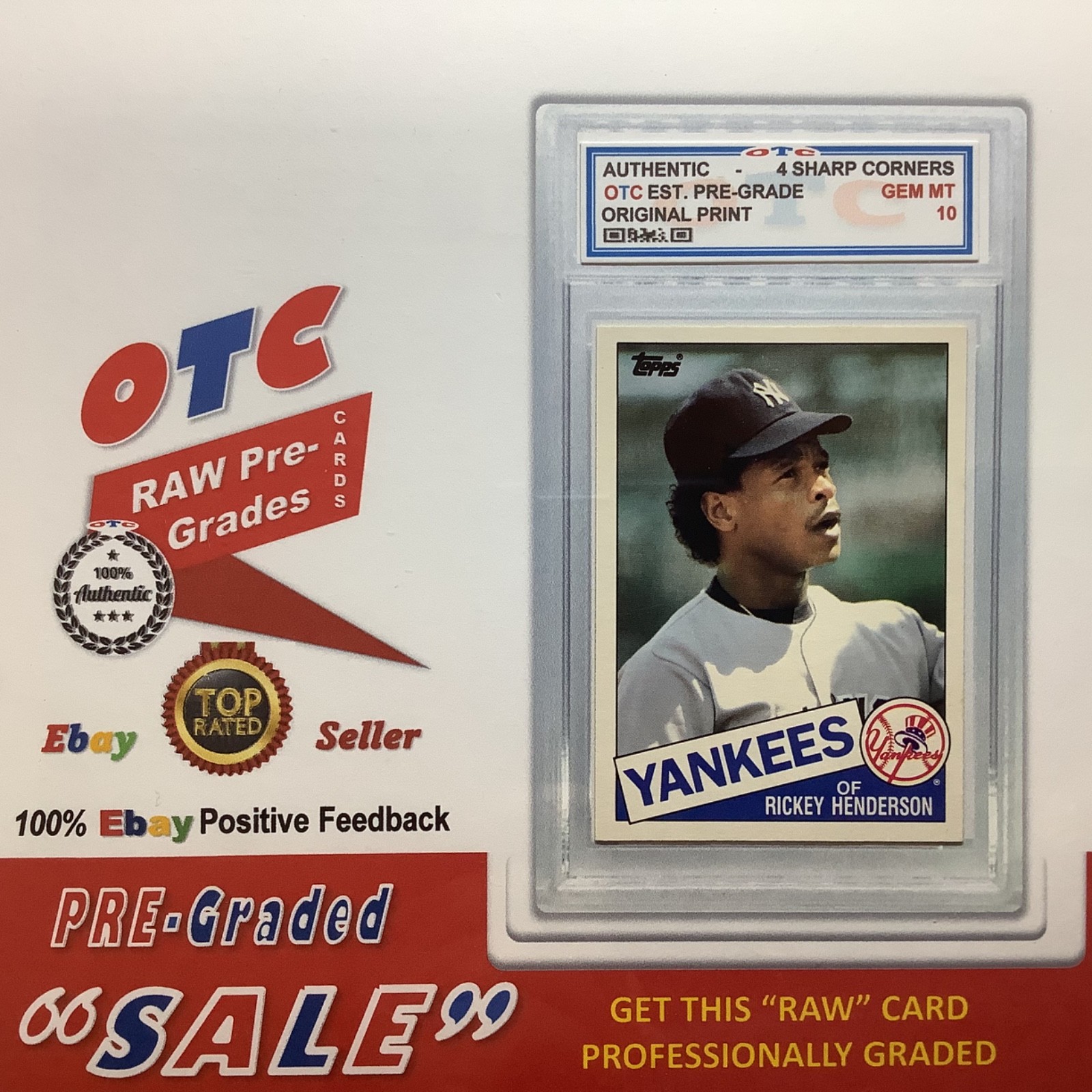 1970s-NOW HOFs/Stars/RCs 1-MYSTERY PICK OTC Certified Pre-Graded Slab Card view 17