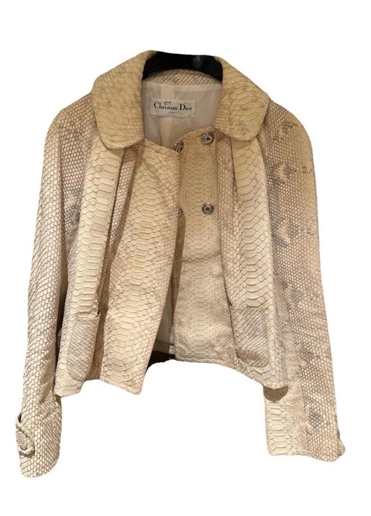 Christian Dior Rare Python Jacket. Unique Piece S… - image 1