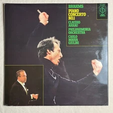 CLAUDIO ARRAU Brahms: Piano Concerto 1 1974Import  Vinyl LP CFP 40028 - VG+