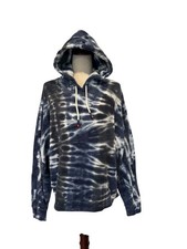 Tory Burch Sport Tie Dye French Terry Sweatshirt Hoodie Oversized Women  s M