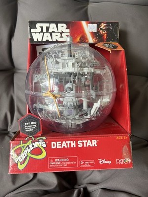 Star Wars Perplexus Death Star 3D Maze Ball Lights Up Tested Works Lucas Films
