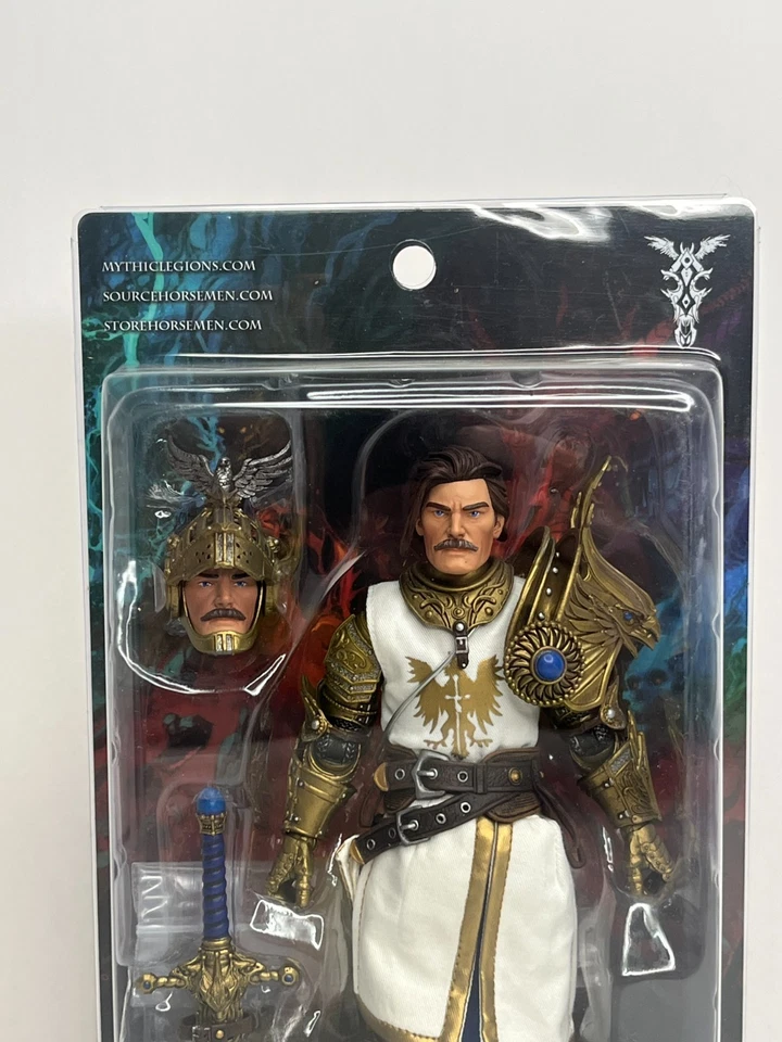 FOUR HORSEMEN MYTHIC LEGIONS SIR GIDEON HEAVENSBRAND ACTION FIGURE NEW - Image 3 of 4