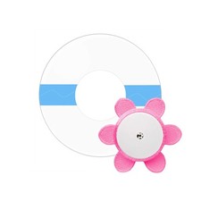 Adhesive Patches for Libre 2, 40 Pack Waterproof Clear Patches and 1 plastsic...