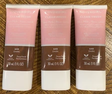 (3) Covergirl Clean Fresh Skin Milk Nourishing Foundation Sealed 640 Dark