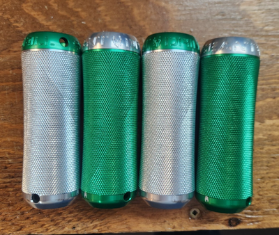 2026 IGI DRILL SERGEANT BMX FLATLAND MIXED GREEN/SILVER PEGS | eBay