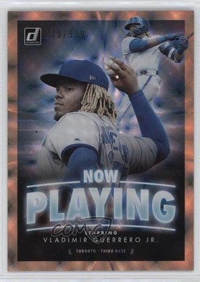 2020 Panini Donruss Now Playing /999 Vladimir Guerrero Jr #NP-1 2r7