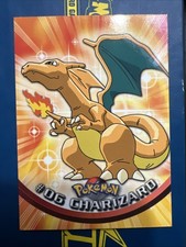 Carta Charizard 06 1° Stampa Logo Blu Topps Pokémon Serie 1