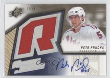 2005-06 SPx Rookie Jersey 658/1499 Petr Prucha #174 Auto 1h1