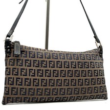 Fendi Vintage Black Leather Oversized Shopper Tote Bag — listing 2