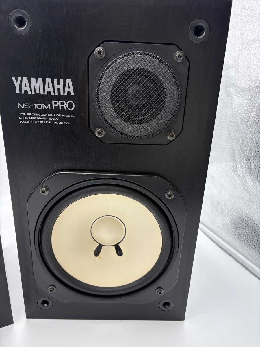 Yamaha NS-10M PRO Speaker Pair Set System Studio Monitors Black | eBay